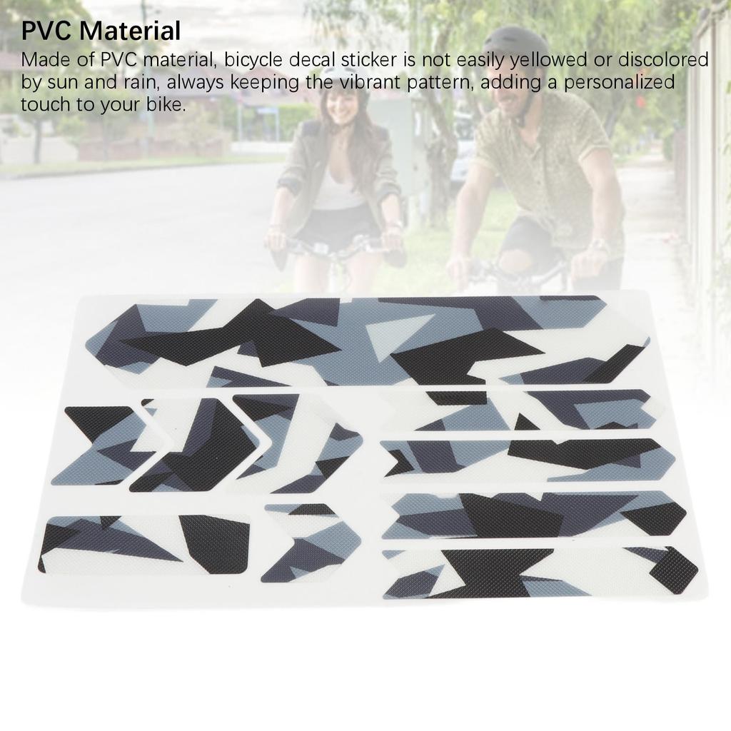 3D Bicycle Frame Protective Decals PVC Mountain Road Bike Adhesive Stickers Cycling Accessories