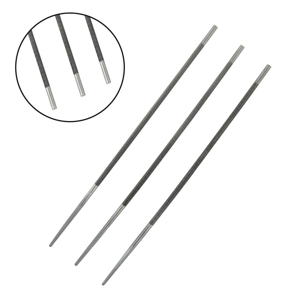 Chainsaw Round Files for DIY Chain Grinding 3pcs Set for 40 48 55mm Grinding