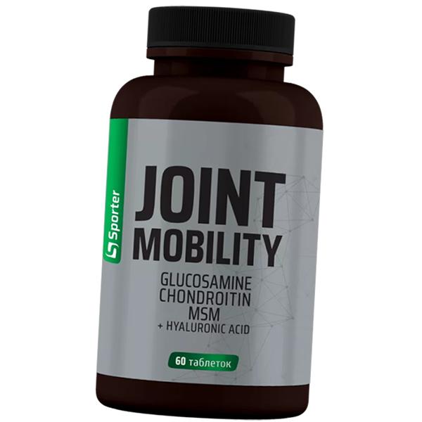 Глюкозамин Хондроитин МСМ плюс Гиалуроновая кислота, Joint Mobility, Sporter  60таб (03584002)