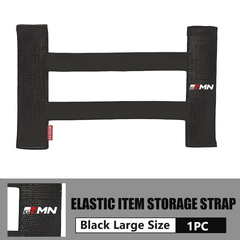 cnkym4 Car Interior Organizer Back Rear Trunk Storage Mesh Fixed Straps For Toyota GR Sport Yaris Chr Auris Rav4 Prius Prado Avensis