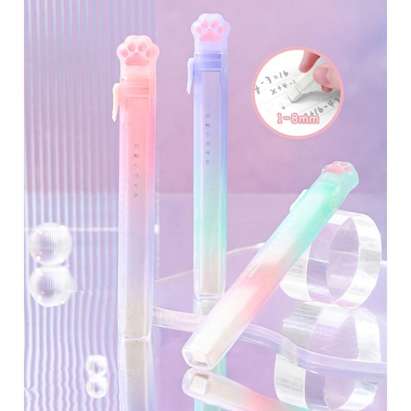 Push-Pull Erasers Pencil Erasers Cats Claw Eraser Painting Erasers Back To School Erasers Prizes Gift for Classroom