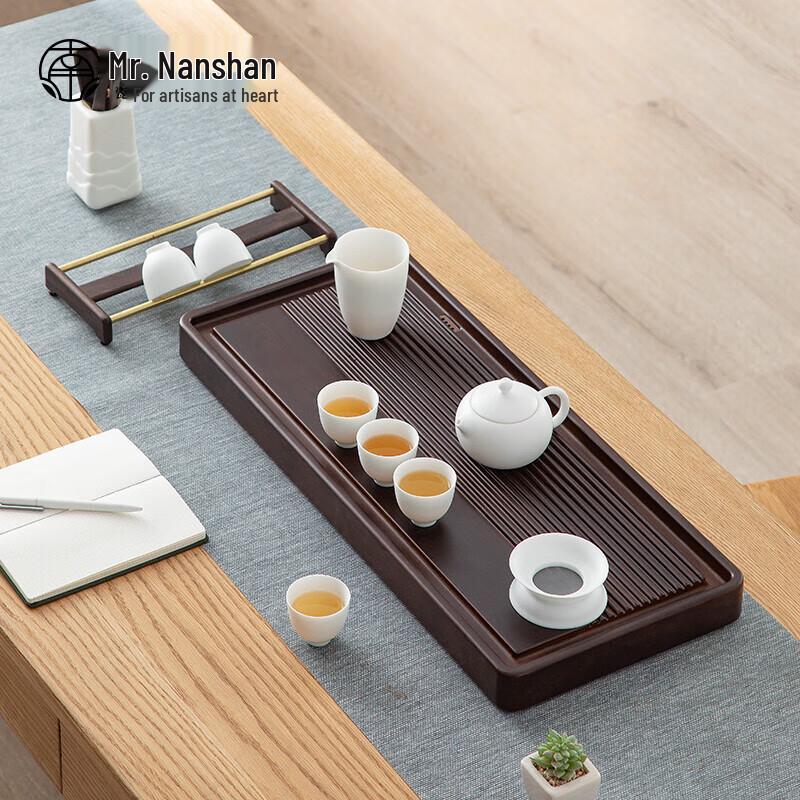 

Nanshan Suet Jade Glaze Kung Fu Tea Set with Tea Tray