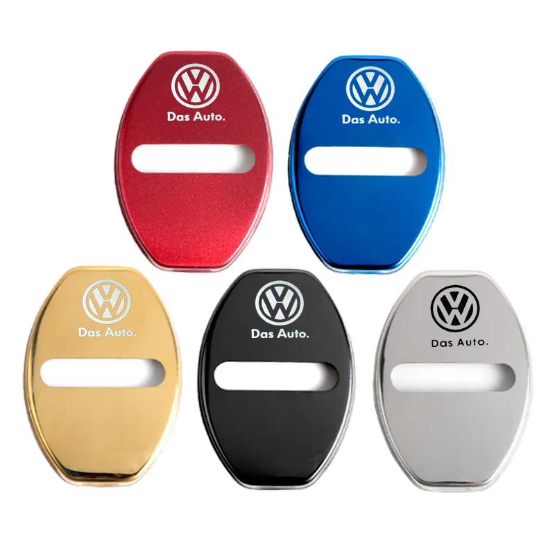 Car Door Lock Protective Cover For Volkswagen GOLF 5 Tiguan Polo Golf 6 Golf 7 Jetta Accossories Car Styling