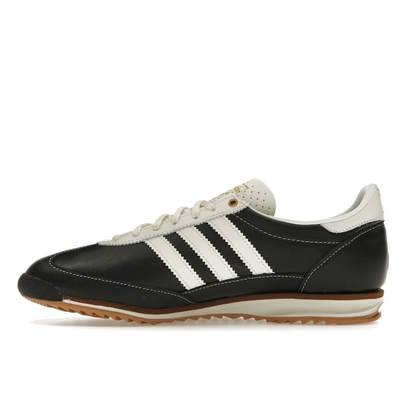 Adidas SL72 OG Core Black Leather Women Sneakers Off-White Gum JI3968