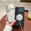 S26ultra Case Luxury Large Lens Protection for Magsafe Charge Matte Case for Samsung Galaxy S26 Ultra Plus S26+ Magnetic Cover