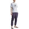Nike Loose Fit Round Neck Drop Shoulder Letter Print T-Shirt Men Tops Light-Blue FB2750-085