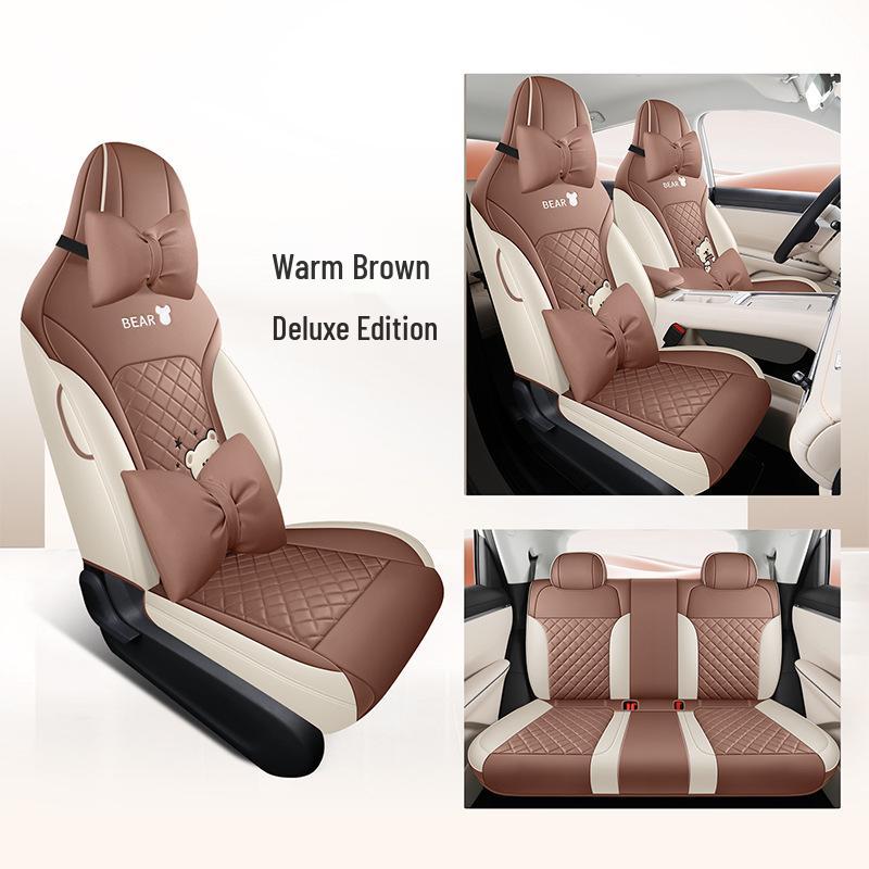 Wuling Bingo S Full Leather Car Seat Cushion - Four Seasons Version 2025
