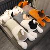 Striped Wear Clothes Dog Plush Toy Stuffed Animal Doll Cute Kids Birthday Gift