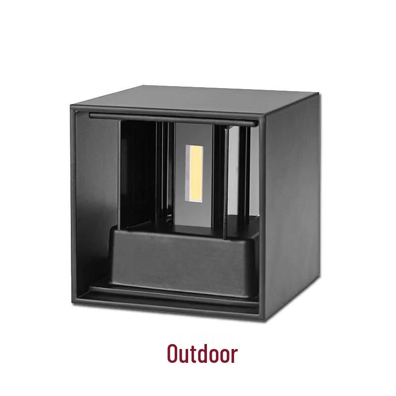 Outdoor Dimmable LED Double-Head Wall Sconce
