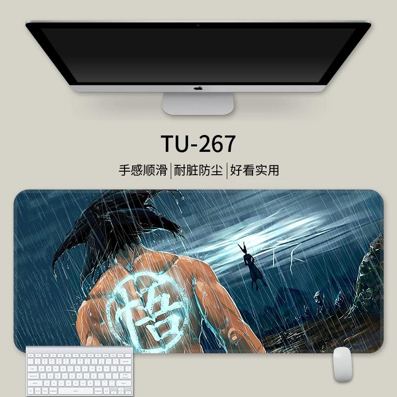 Man Son Goku Mouse Pad Taozed Dragon Ball Animation Cartoon Boys Games Keyboard Pad Boys Games Hot Blood Desk Desktop Pad Computer Table Mat