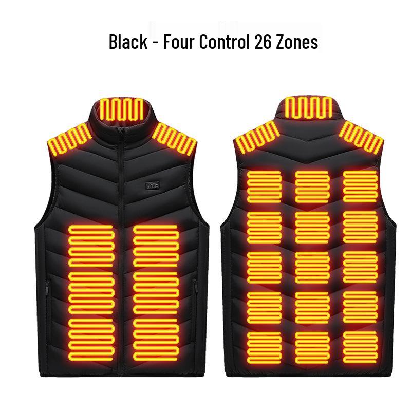 Smart USB Heated Vest for Autumn and Winter - Multi-Zone Temperature Control