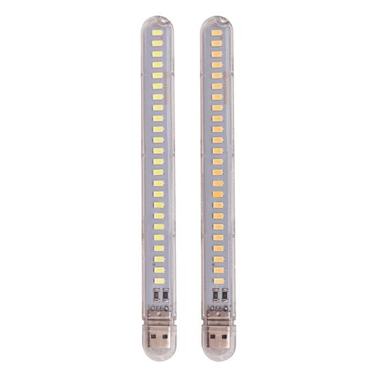 Mini diody LED 5V 24 przenośne biurko USB książka nocna latarka latarka do zasilania