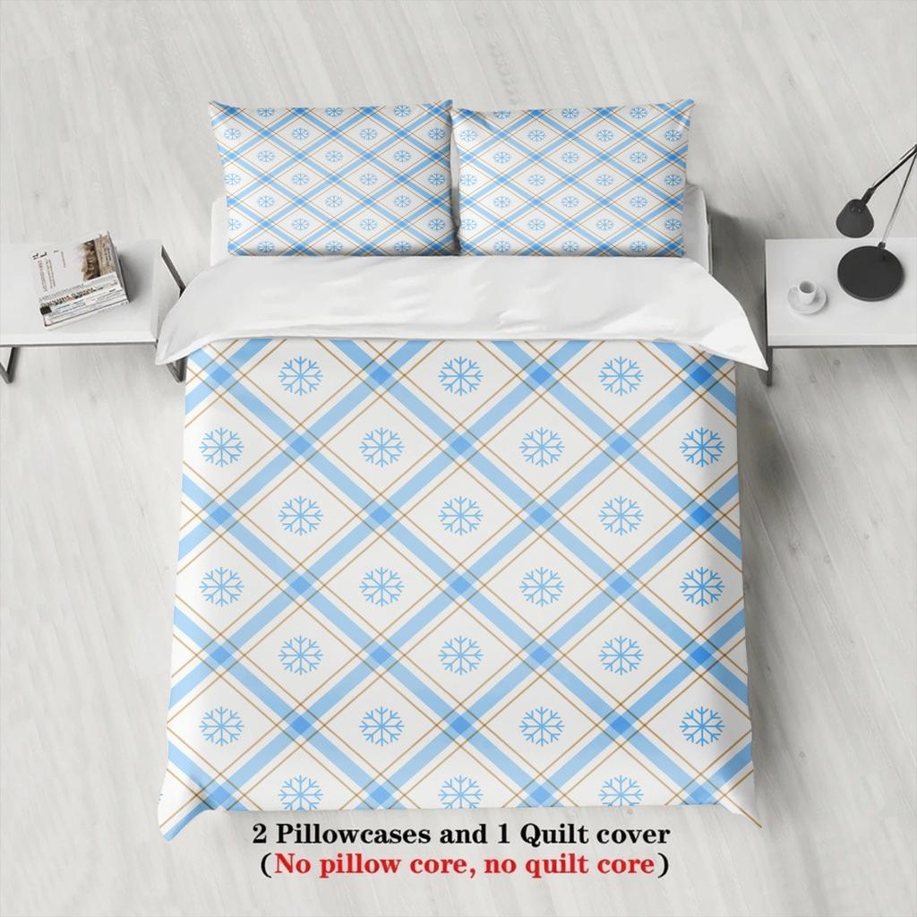 Christmas Bedding Set Christmas Gift Duvet Cover Set Single Twin Queen King Size No Filling Christmas Gift For Home Decor