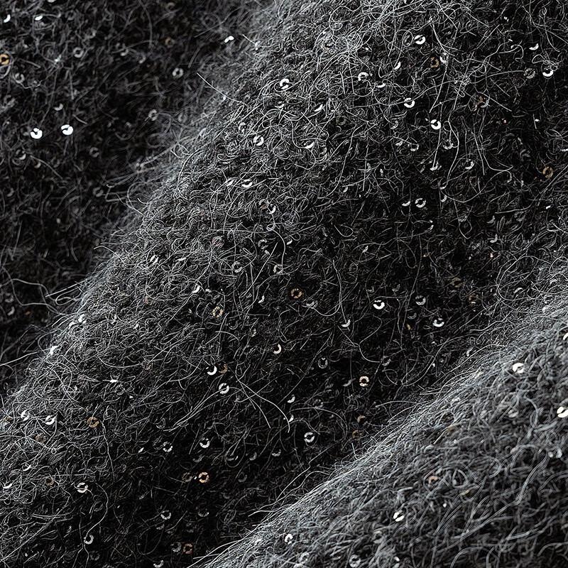 Women's V-Neck Sequin Knitted Vest