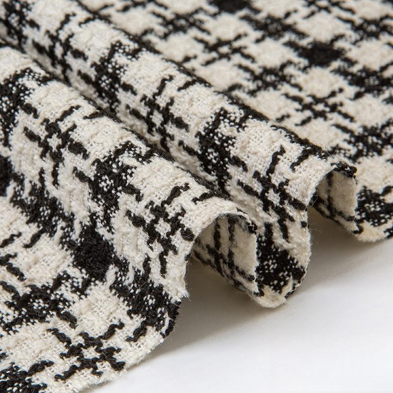 Winter Thickened Brushed Plaid Shirt Fabric Vintage Soft for Handmade DIY Sewing Clothing Skirts Jackets Pants Fabric Cloth