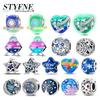 Charm Bead Charms Plata Originales Heartshaped Bead Charms for Charm Bead Charms copper Bracelets Bead Charms Jewellery Making Womens Gift
