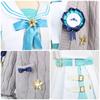 Hololive Suisei Hoshimachi Cosplay Halloween VTuber Sailor Uniform [Milky Time] (White)