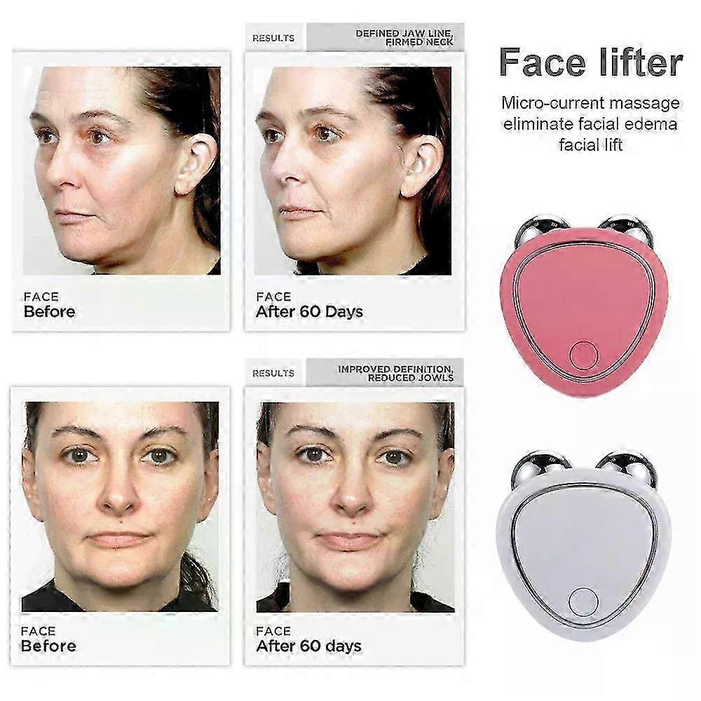 2025 Facial Electric Face Lifting Roller Massager EMS Microcurrent Face Skin Tightening Rejuvenation Face Massage Skin Beauty Care