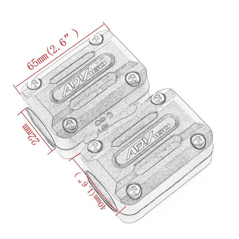 ADV160 1 Paar Motorrad-Motorschutzbügel-Schutzblock 22/25/28mm