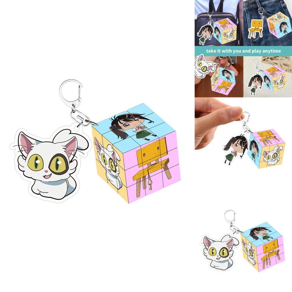 Abs Material Suzume No Tojimari Mini Cube With 5.7cm Size