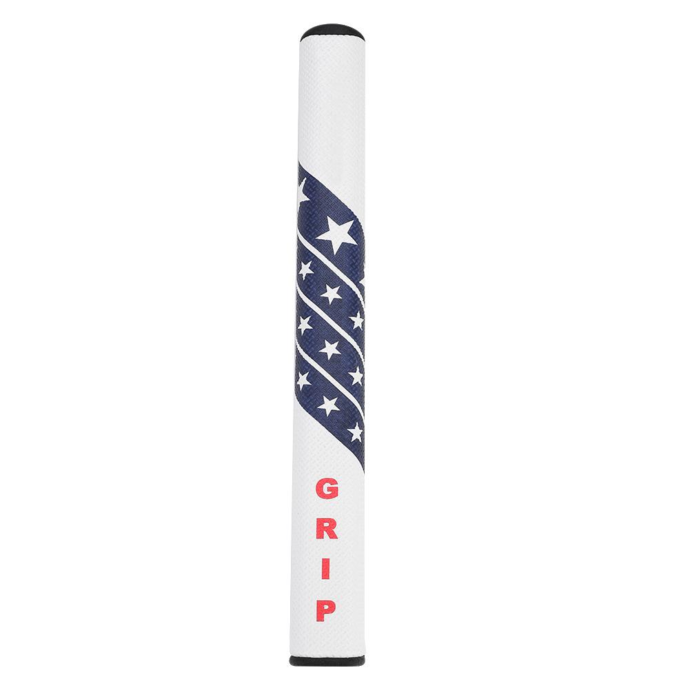 Anti Skid PU Covered Comfortable Golf Club Putter Grip Replacement Accessory(White)