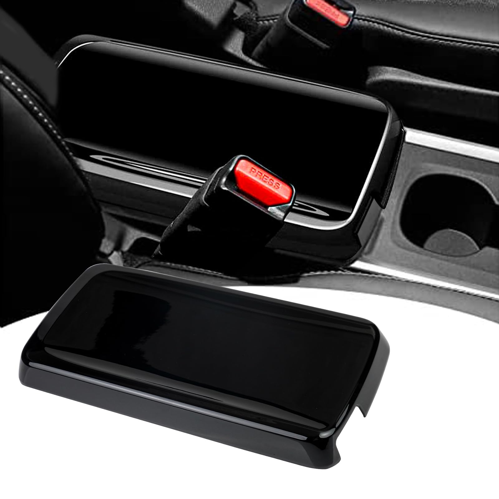 

POWER PANDA Armrest Cover for New 90 Series 90 Series from January Console Box Armrest Protective Console Panel Interior Custom Black Voxy/Noah чёрный