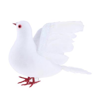 Artificial Feather Bird Decorative Dove Foam Simulation Figure for Event and Classroom Decor