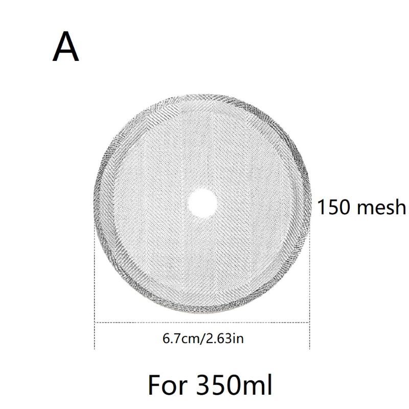 Stainless Steel French Press Filter Screens Reusable Fine Mesh For Home Coffee Brewing