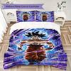 Son Goku 3pcs Duvet Cover Set, Digital Print Bedding, No Core, Soft Children's Bedroom Gift -HYQ14