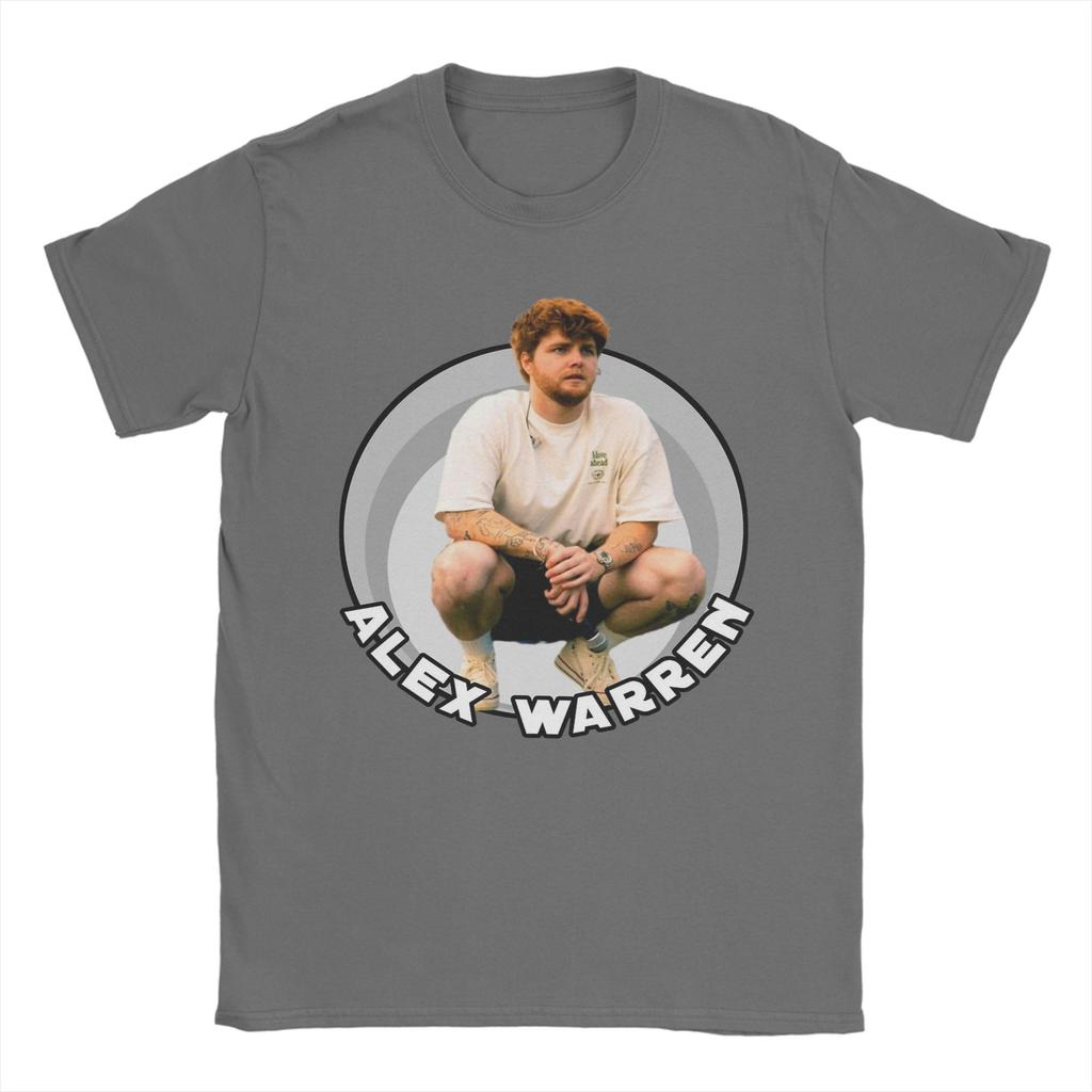 Alex Warren Singer Mens T Shirts Novelty Tee Shirt Short Sleeve Round Collar TShirts Cotton Summer Clothing
