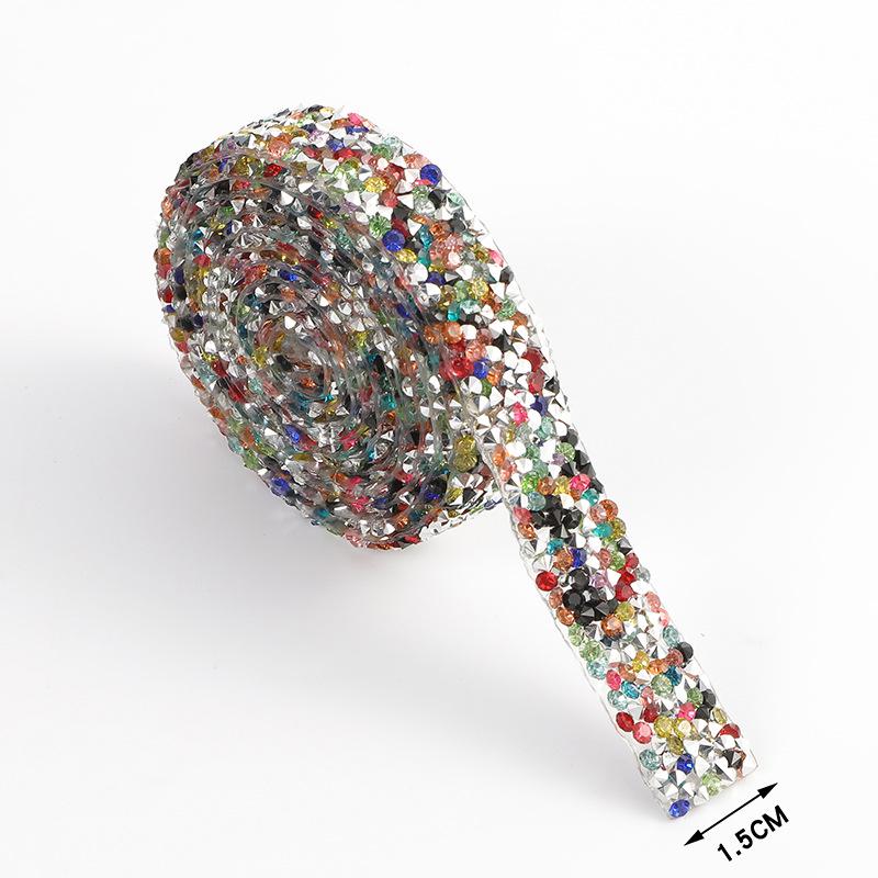 

Универсальная аппликация из стразов: Цветная бриллиантовая цепочка для модной одежды, сумок, обуви и ювелирных аксессуаров