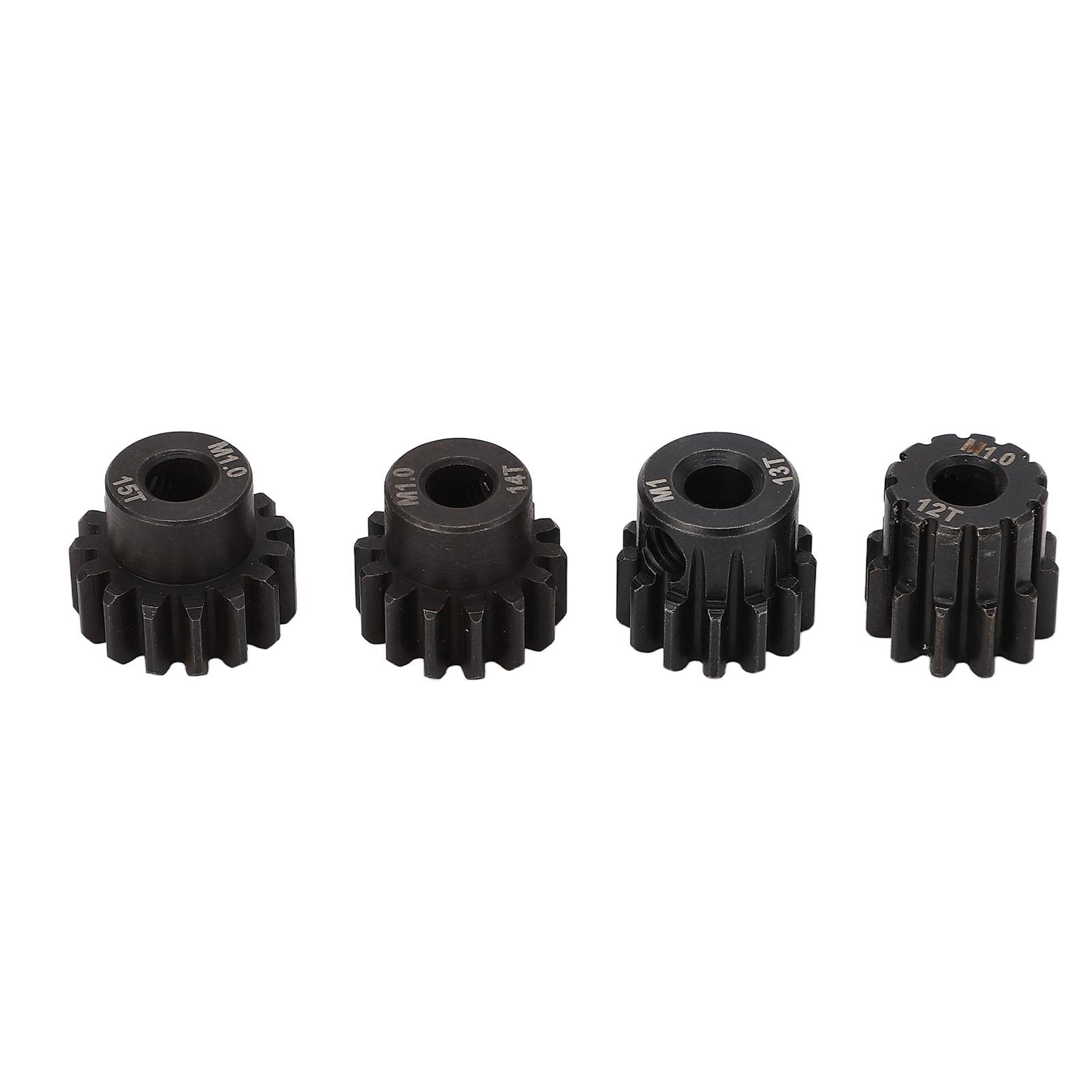 

25DP M1 5mm RC Car Motor Gear 12T 13T 14T 15T Pinion Gear Set for 1/8 RC Remote Control Car