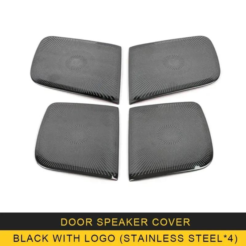 

Для Nissan Sylphy Sentra B18 2019-2023 нержавеющая дверная панель автомобиля, панель громкоговорителя, звуковой чехол для динамика, накладка на рамку, наклейка, аксессуар