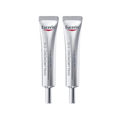 Eucerin Hyaluron 3X Augencreme 15 ml (2 Stück) - Faltenpflege, Koreanisch