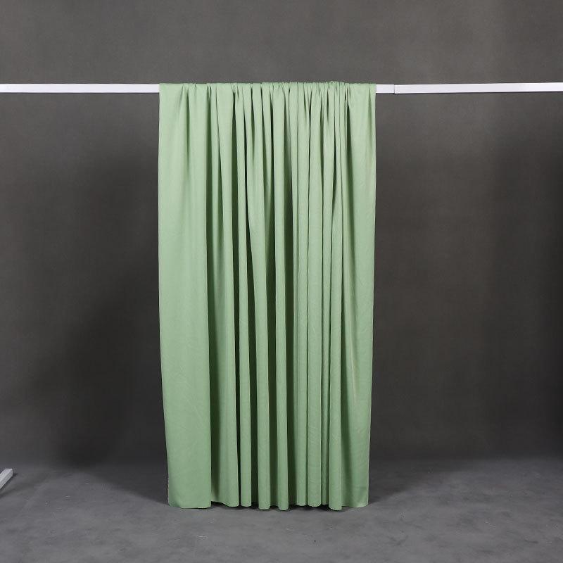 5/10M Milk Silk Stretch Fabric Wedding Arch Drapes Wedding Backdrop Curtain for Stage Banquet Birthday Party Sheer Drapery Decor