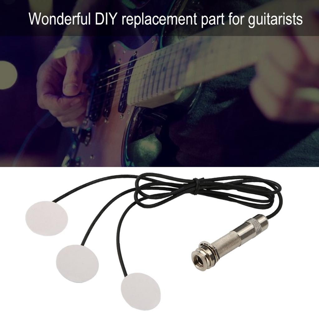 Prewired Pickup Piezo Amplifier Transducer for Guitar Replacement Part Accessory