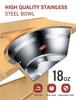 Nice Elevated Stainless Dog Bowls with Bamboo Stand Tilted Adjustable Raised Puppy Cat Food Water Bowls Holder Pet Feeder Accessories