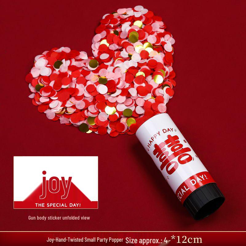 Ручная свадебная конфетти-пушка для создания праздничной атмосферы