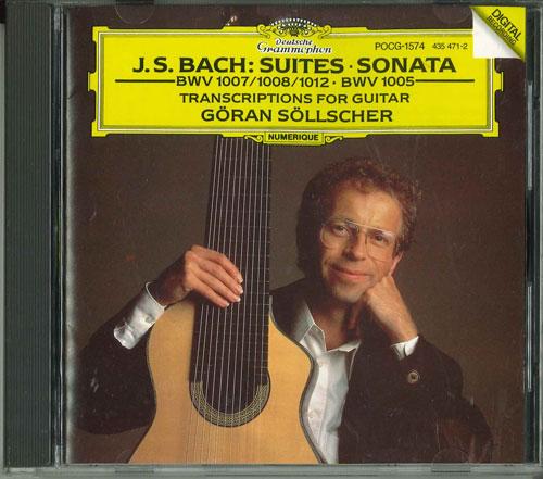 

CD J. S. BACH Suites Sonata POCG1574 POLYDOR Japan Classical Used