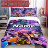 3pcs Duvet Cover Set (1*Duvet Cover + 2*Pillowcase, Without Core), Custom Name KPop Hunters Pattern Bedding Set, Home Bedroom Decor Gift