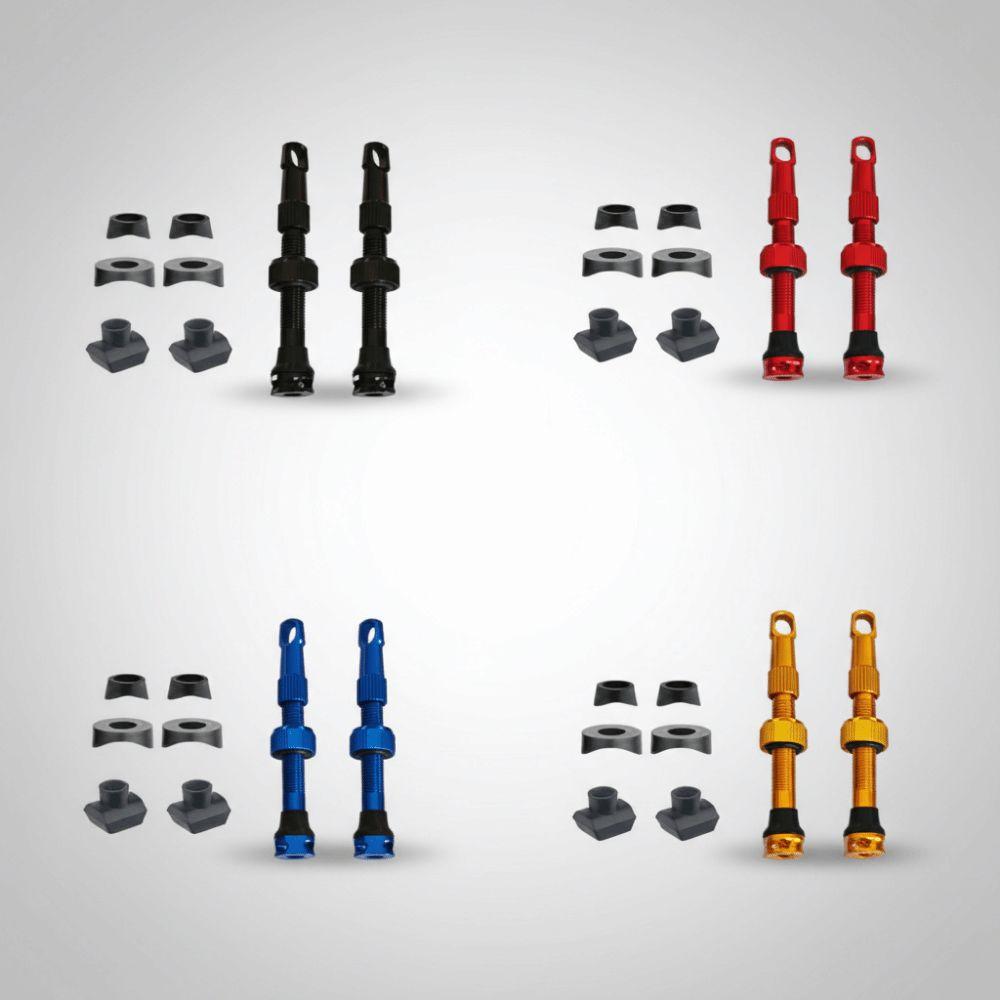 1/8 szt. Stop aluminium cynk stop cynku stop cynku stopu cynku Zawór 40 mm Zawór do opon bezdętkowych Zestaw zaworów rowerowych Rower