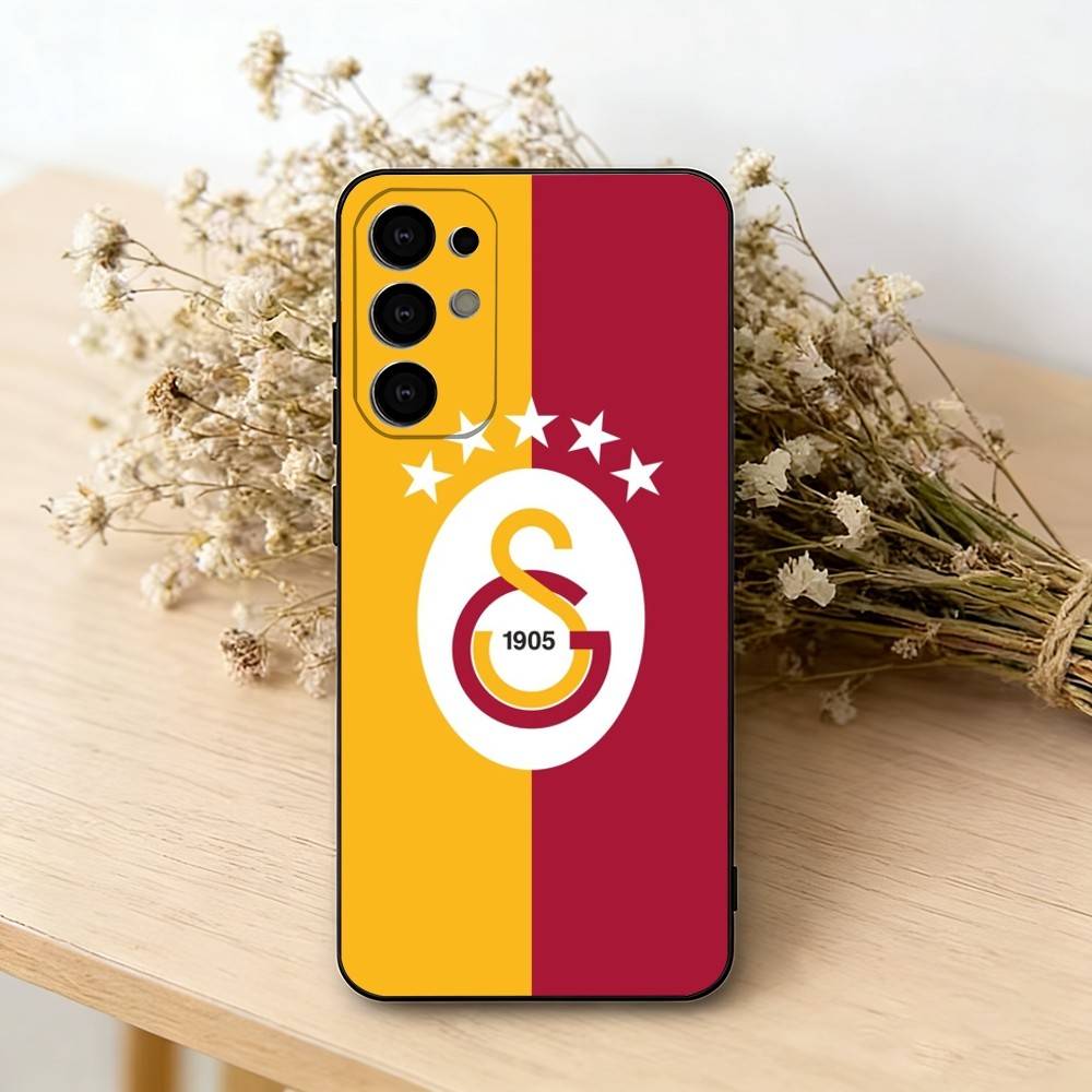 

G-Galatasaray-y SK Чехол для телефона Черный Силиконовый Мягкий Для Samsung S25,S24,S21,S22,S23,S30,Ultra,S20,Plus,Fe,Lite Samsung S25
