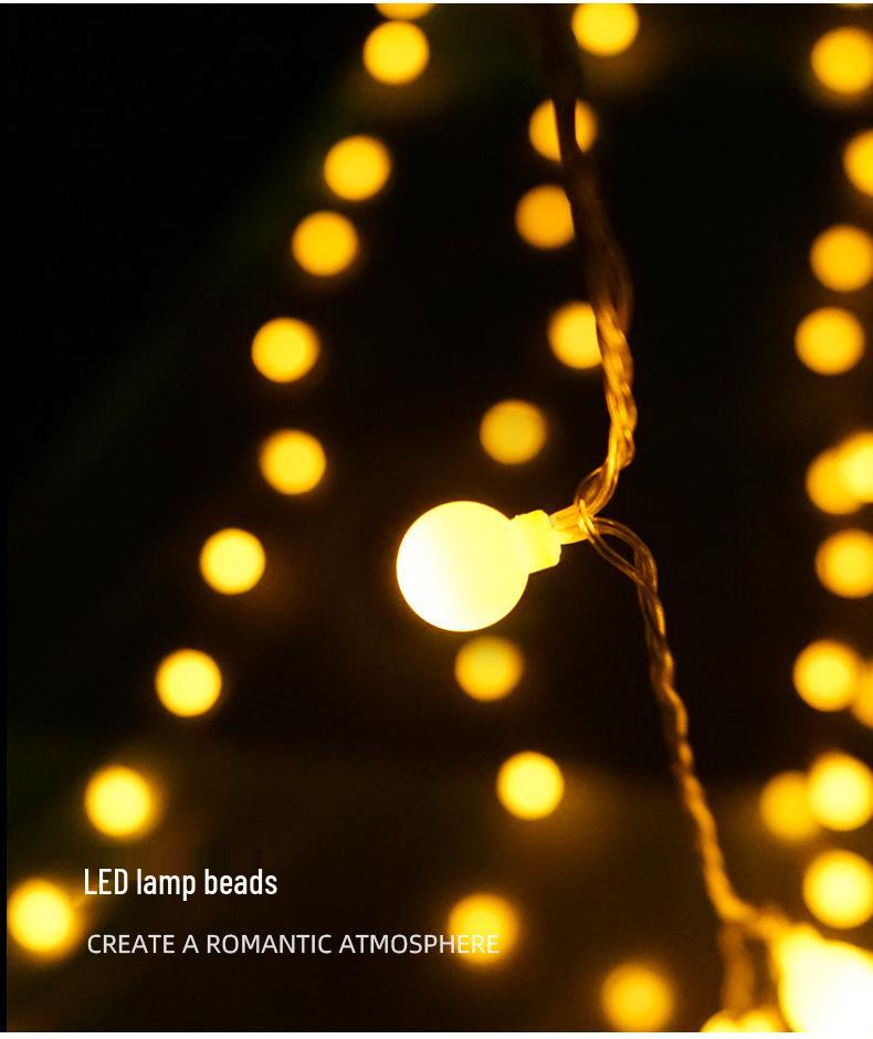 Waterproof Outdoor LED Camping String Lights - Warm Atmosphere & Party Decoration