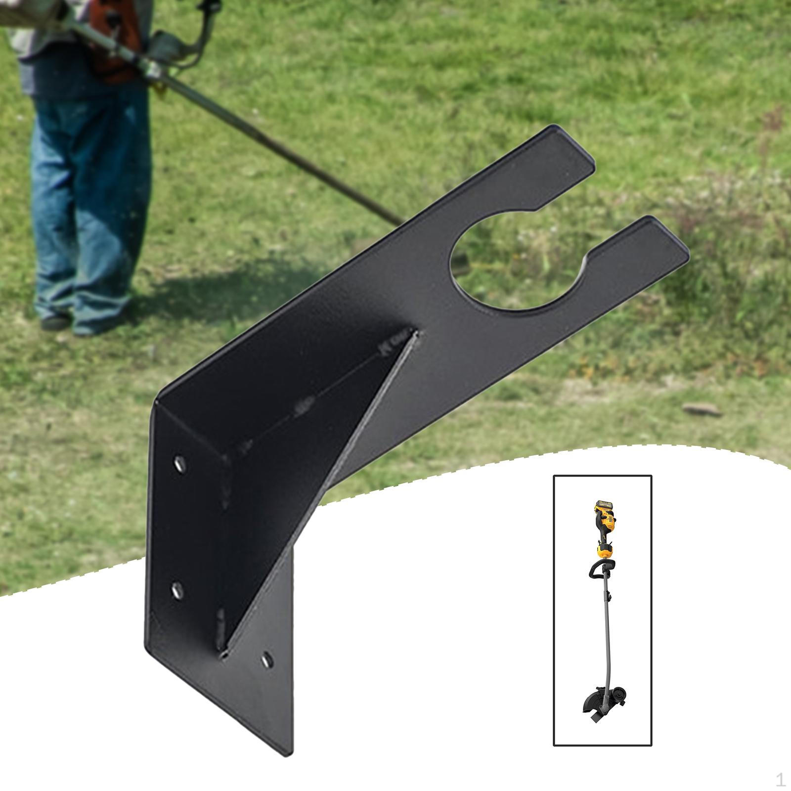 

Trimmer Wall Holder Power Tool Rack Metal for Shed Hanger Bracket Heavy Duty Garage Storage Easy to