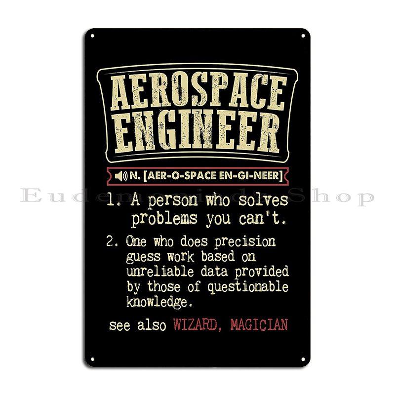 DORA Tin Sign Aerospace Im An Aerospace Engineer Engineering Crazy Smart Enough Funny Engineering Metal Plaques Printed Home Tin Sign Poster 20x30cm（7.8x11.8inch）