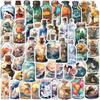 10/30/50pcs INS Style Cute Buttle In World Stickers Aesthetic Decoration Decal for Skateboard Guitar Laptop Kid Sticker Toy Gift