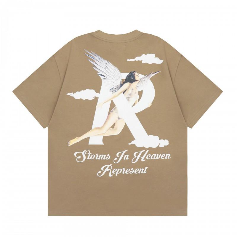 Mens Oversized Vintage Washed Cotton T-Shirt With Cartoon Animal Print Streetwear Loose Fit Short Sleeve Tee