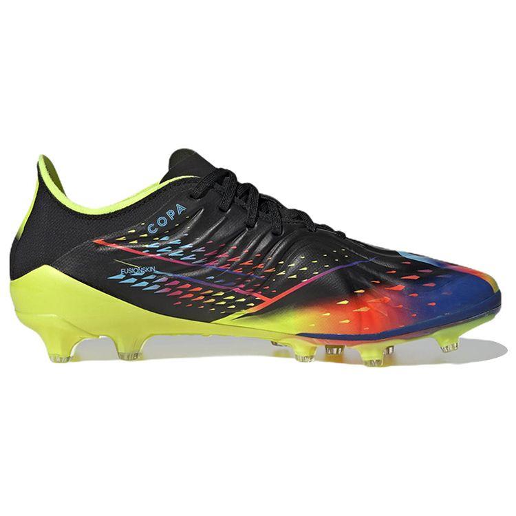Adidas Copa Sense.1 Round Toe Lace-Up AG (Rubber Short Studs) Supportive Balance Shock Absorption Soccer Shoes Men Soccer Shoes Black Green GZ1355