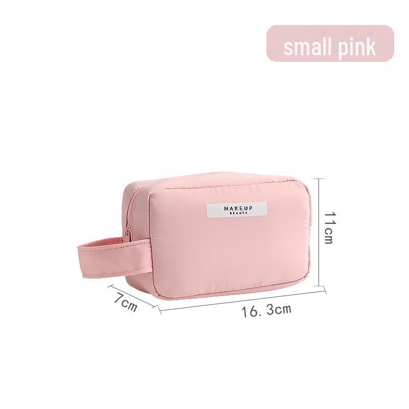 Korean Waterproof Travel Makeup Bag for Girls - Portable, Large Capacity Cosmetics Organizer