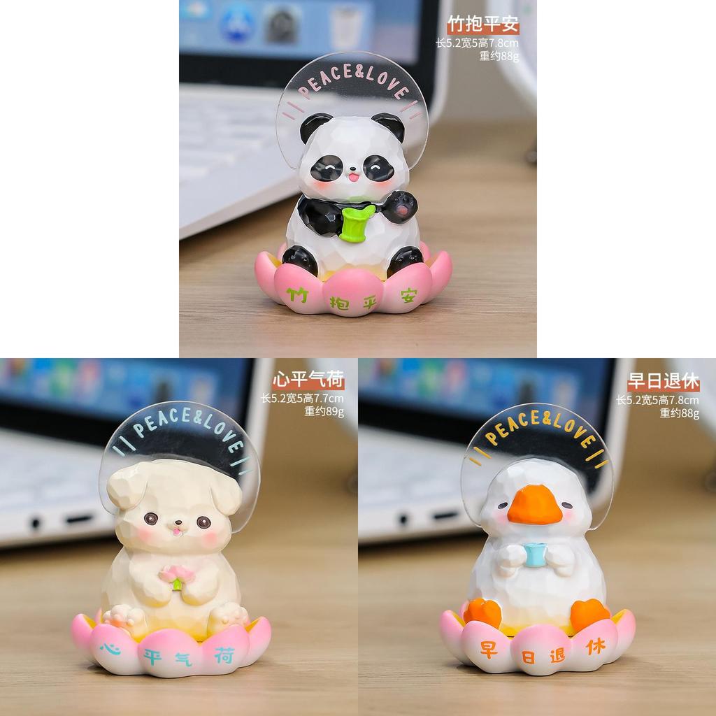 Chinese Zodiac Resin Figurine With Calm Mood For Office Decor And Giftgiving